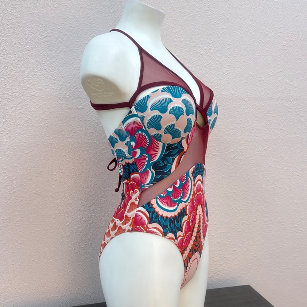 ANDREA IYAMAH Floral Multicolor One-Piece Swimsuit - Picture 4 of 9